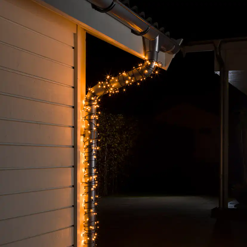 Ljusslinga Gnosjö Konstsmide 400 st Amber Mikro LED