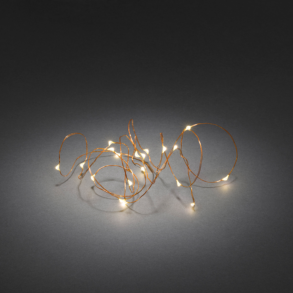 Ljusslinga Gnosjö Konstsmide Batteridriven 4,4 m