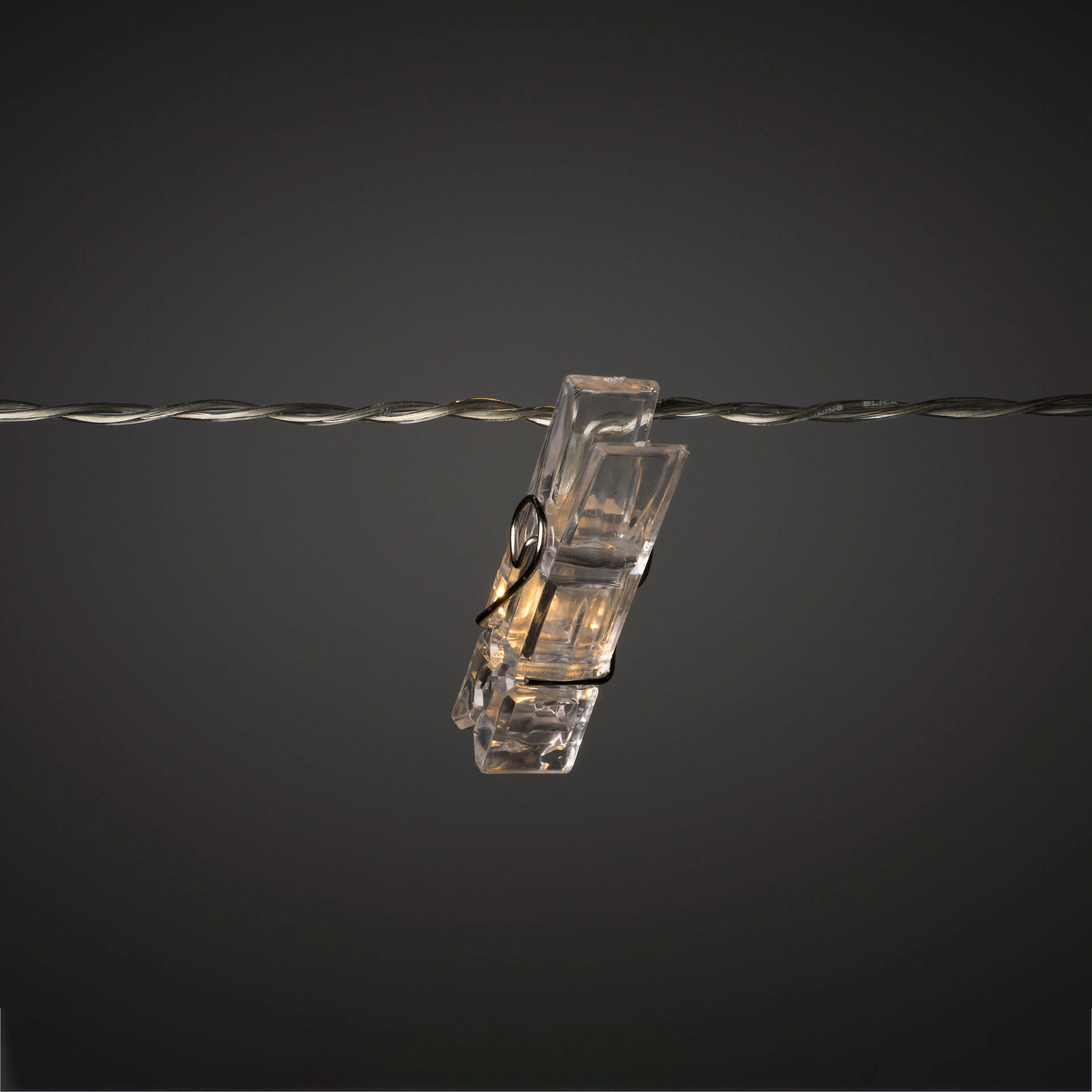 Ljusslinga Gnosjö Konstsmide Fotoklämmor LED