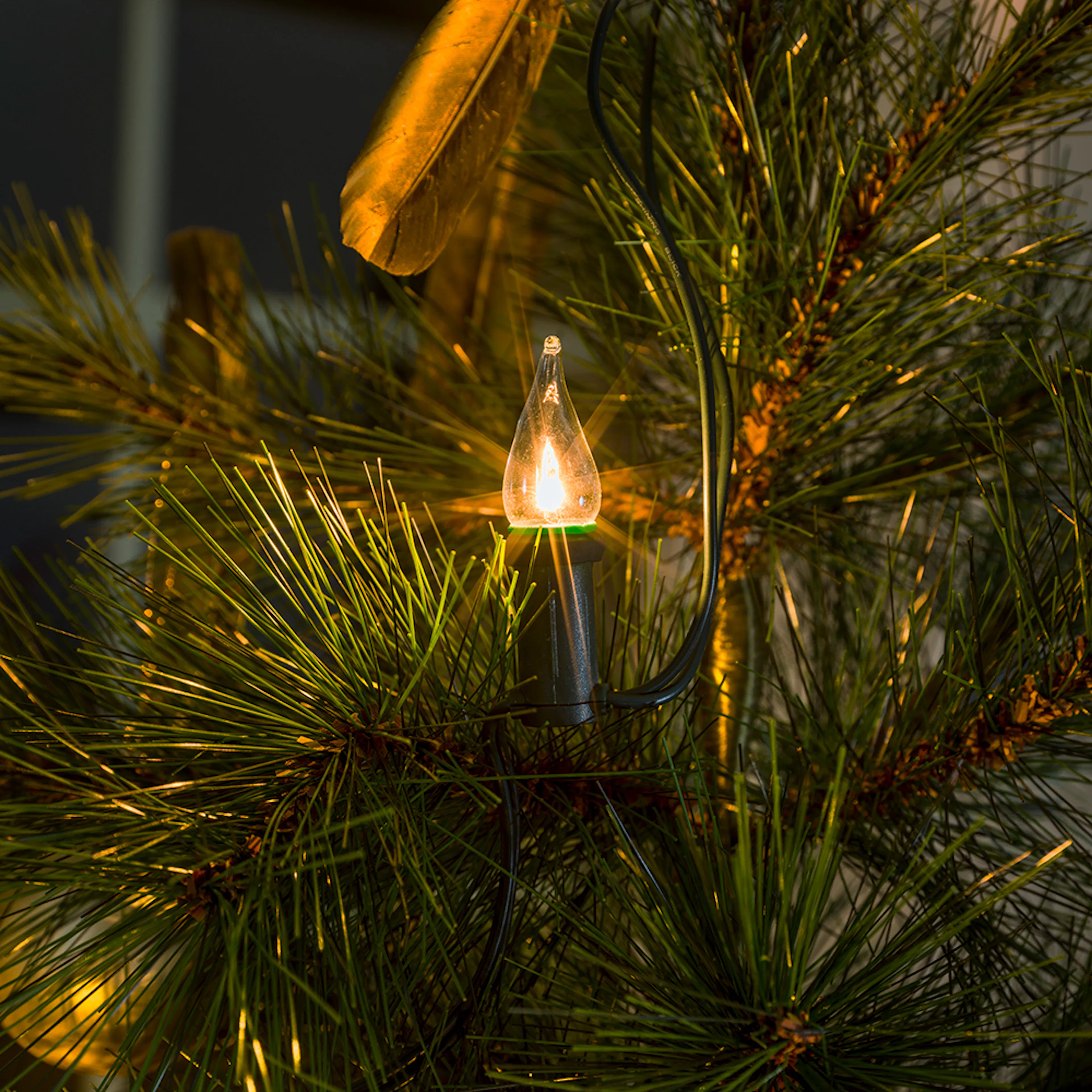 Ljusslinga Gnosjö Konstsmide Vridna Lampor 4,75 m