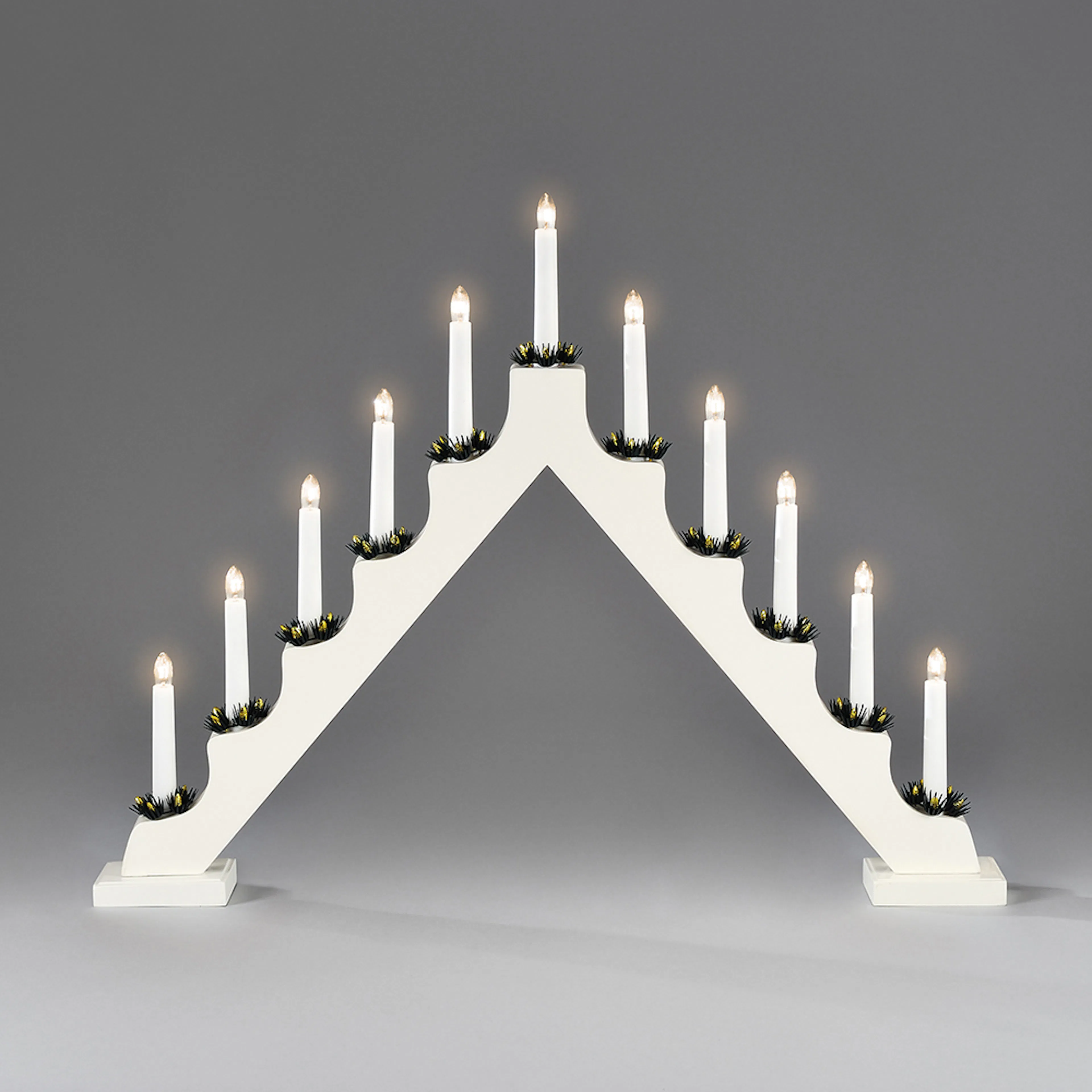 Adventsljusstake Gnosjö Konstsmide 11L med Manschetter