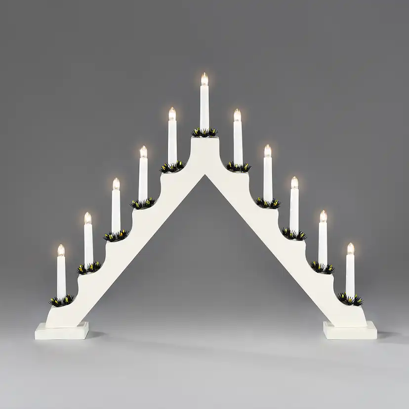 Adventsljusstake Gnosjö Konstsmide 11L med Manschetter