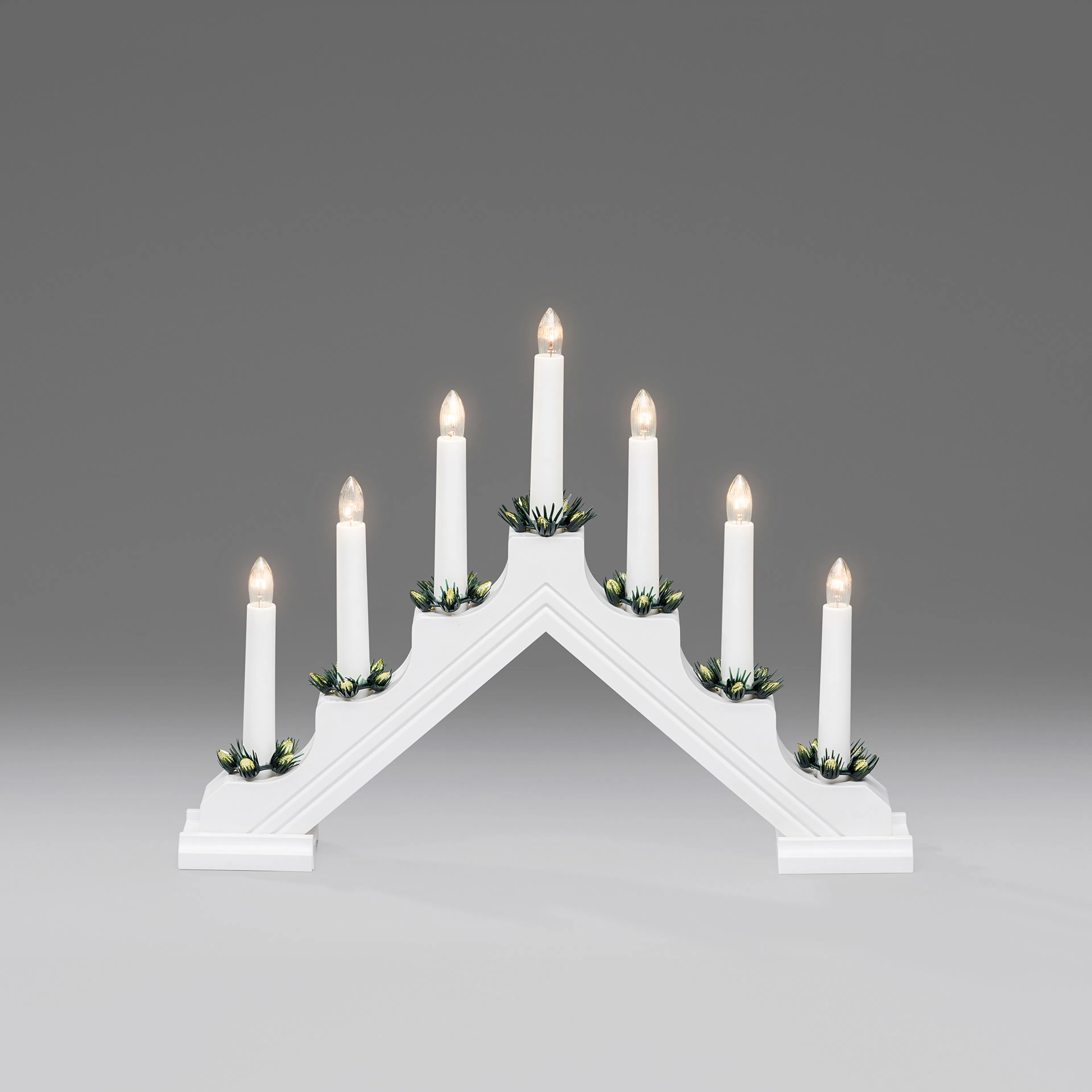 Adventsljusstake Gnosjö Konstsmide 7L H28