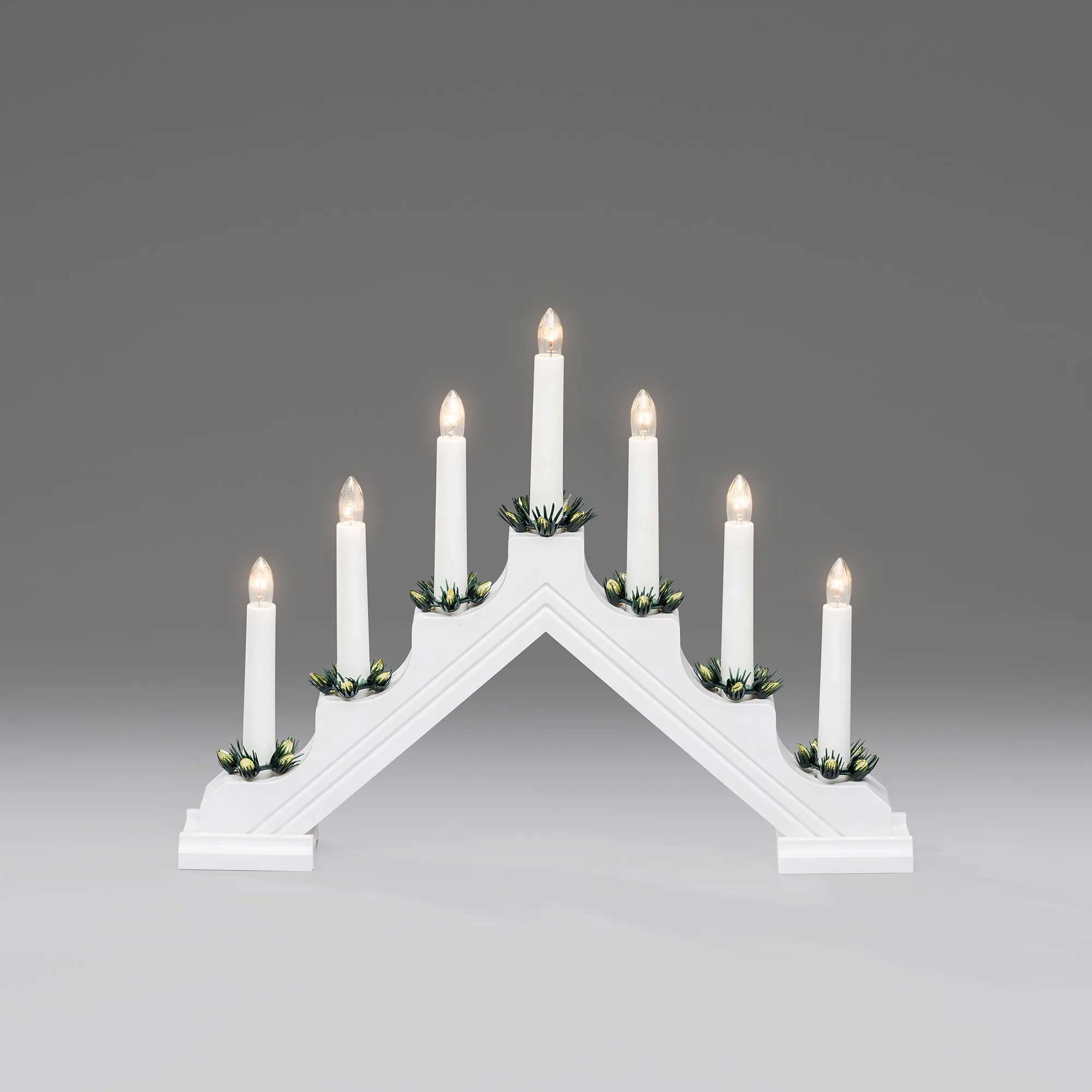 Adventsljusstake Gnosjö Konstsmide 7L H28