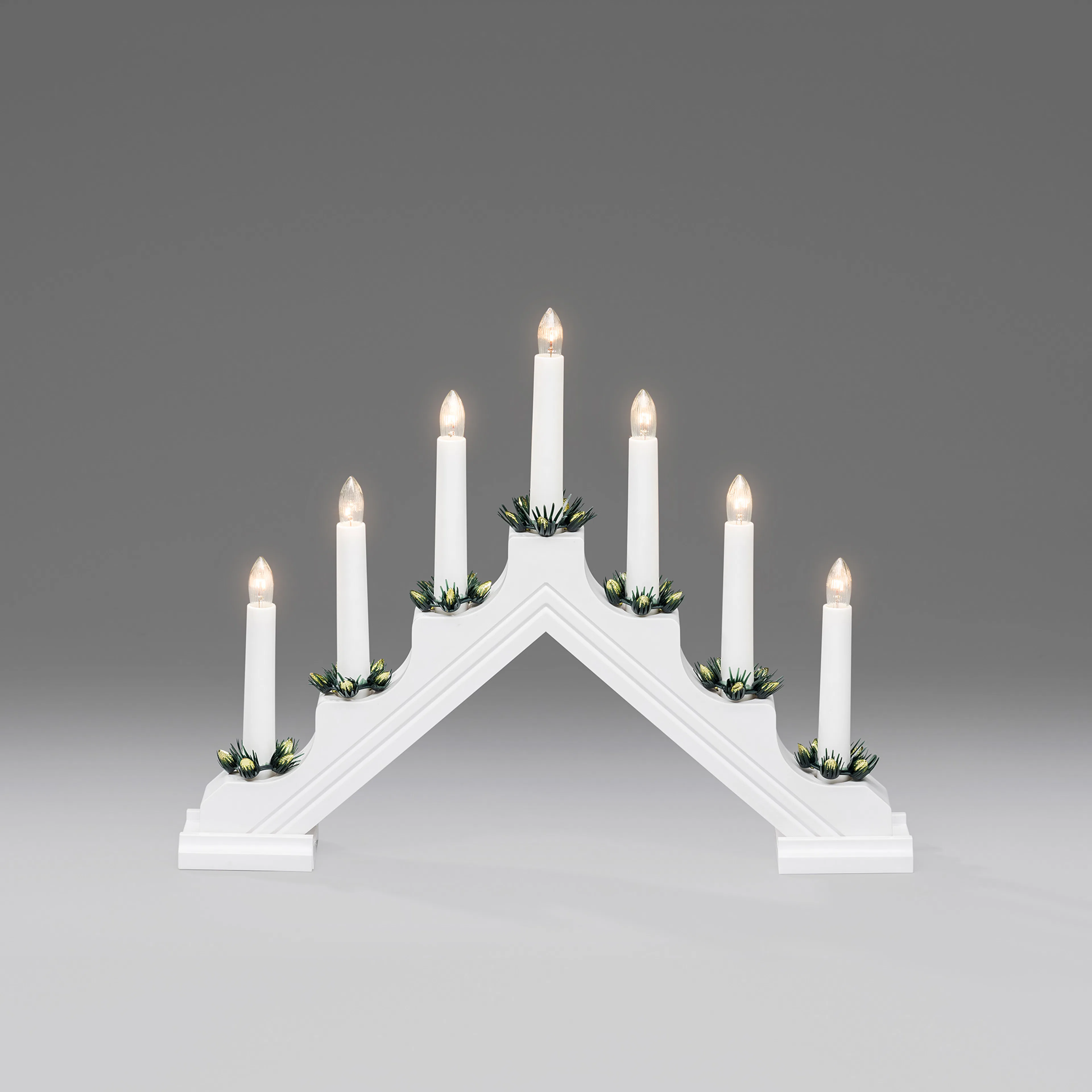 Adventsljusstake Gnosjö Konstsmide 7L H28