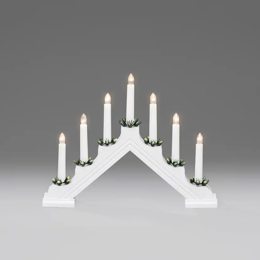 Adventsljusstake Gnosjö Konstsmide 7L H28