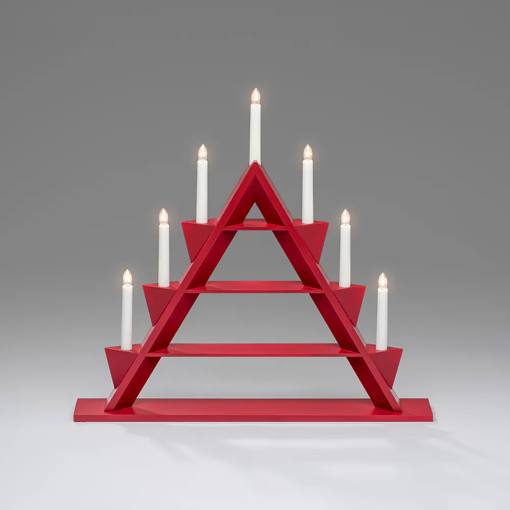 Adventsljusstake Gnosjö Konstsmide 7L med Hyllplan