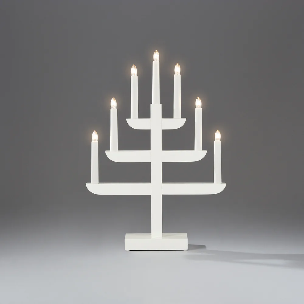 Adventsljusstake Gnosjö Konstsmide 7L på Fot H46