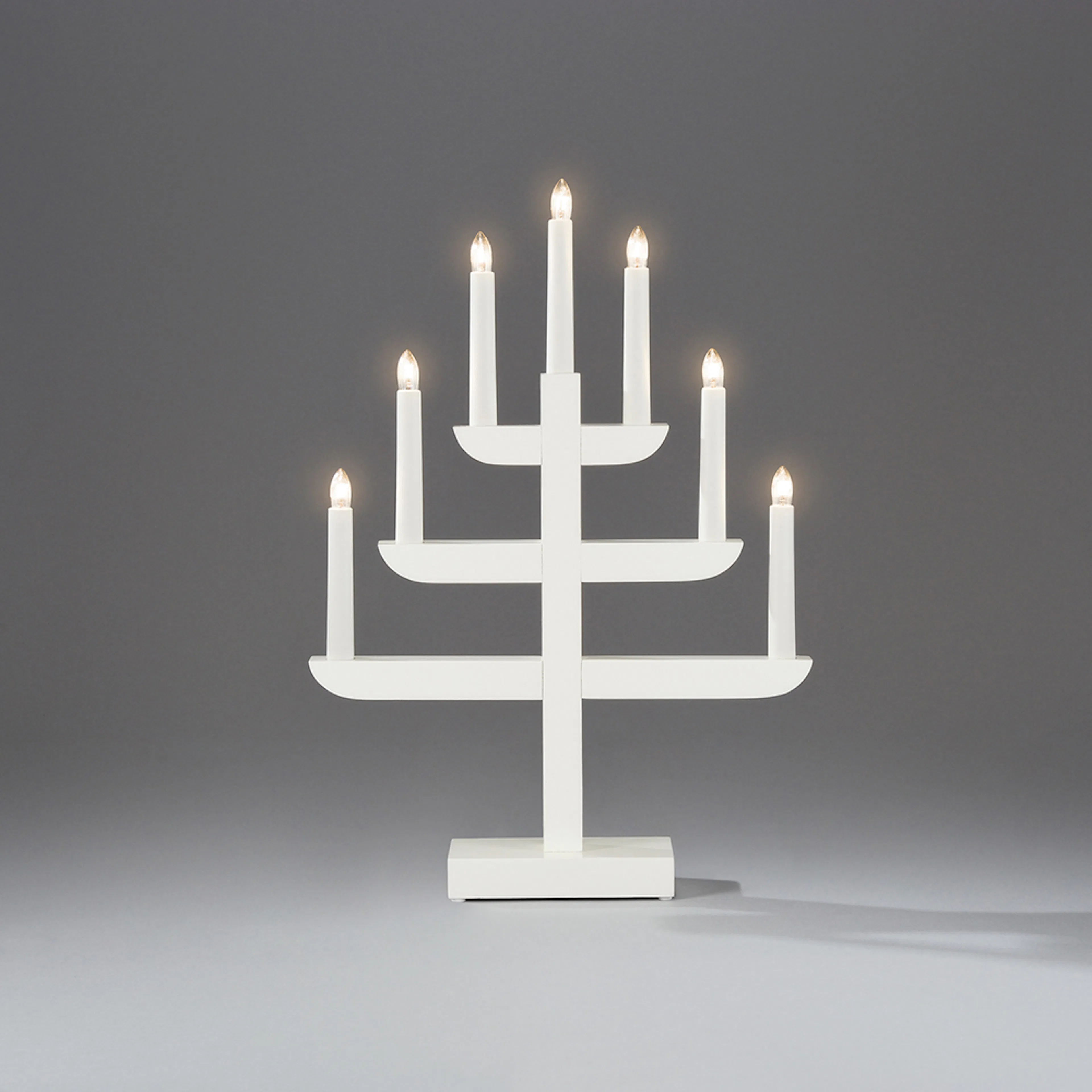 Adventsljusstake Gnosjö Konstsmide 7L på Fot H46