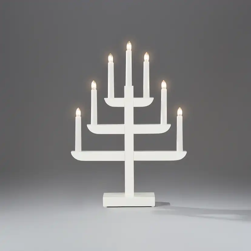 Adventsljusstake Gnosjö Konstsmide 7L på Fot H46