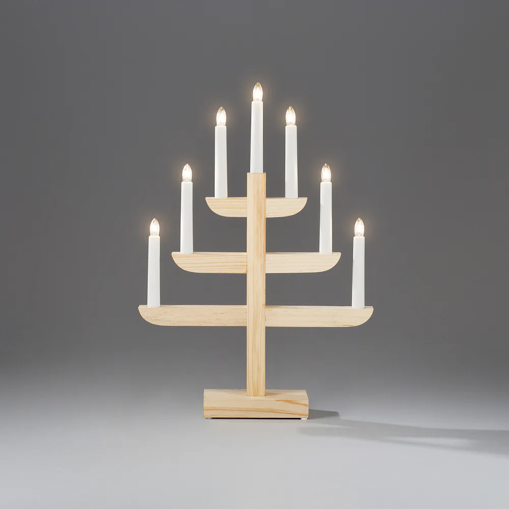 Adventsljusstake Gnosjö Konstsmide 7L på Fot H46