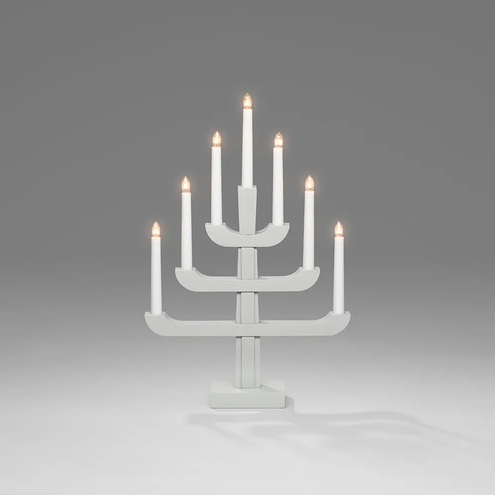 Adventsljusstake Gnosjö Konstsmide 7L på Fot H50