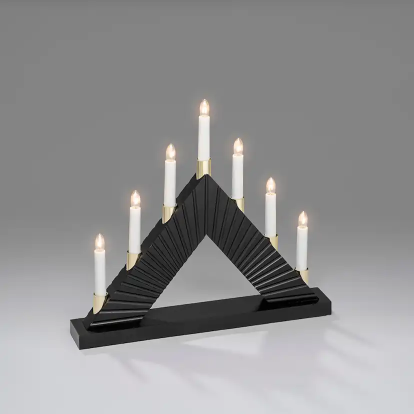 Adventsljusstake Gnosjö Konstsmide 7L Spår