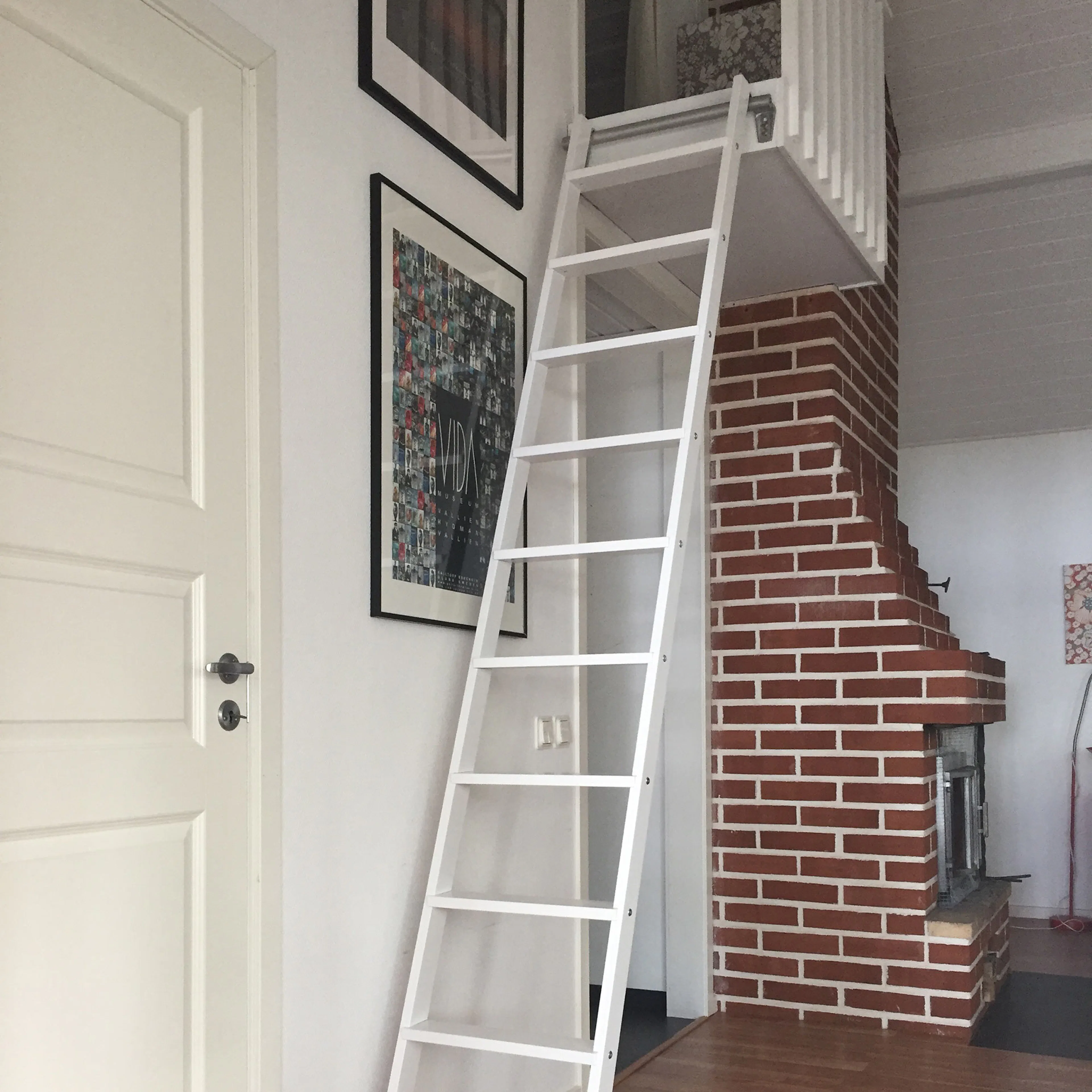 Loftstege Laggo Vit 10-steg