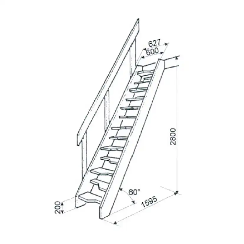 Lofttrappa Byggera Softline