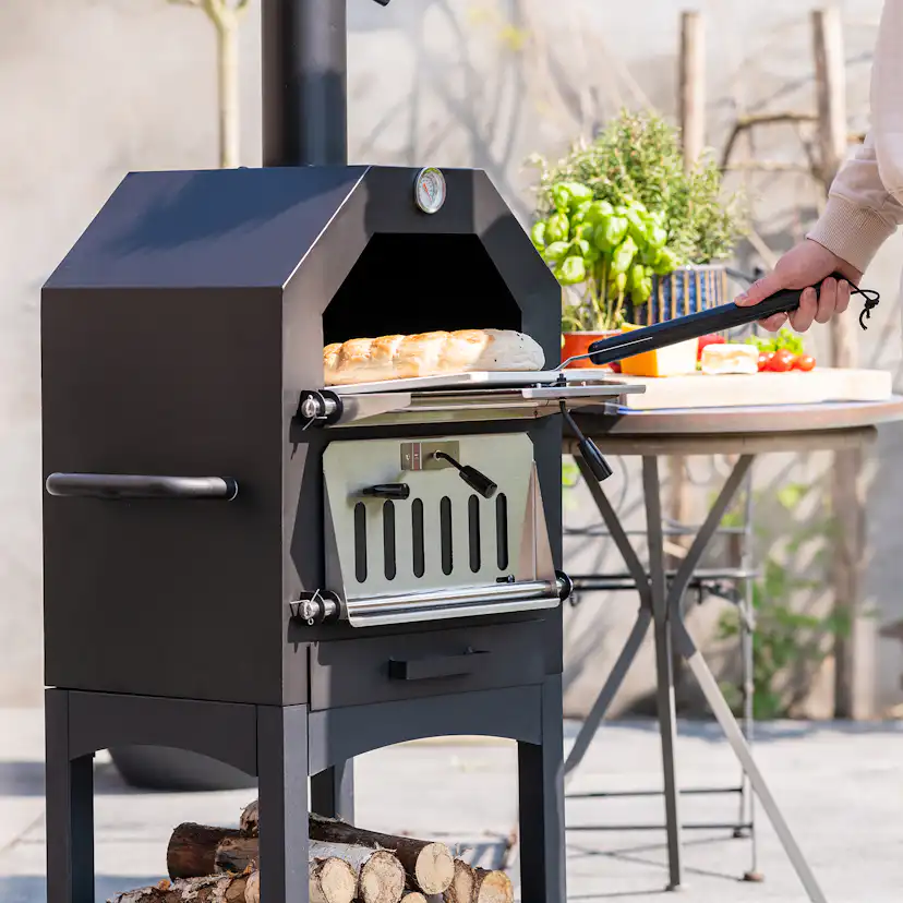 Pizzaugn RedFire Lorenzo för Utomhhusbruk inkl Pizzatallrik