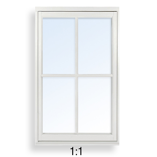 Lösa Spröjs Till 3-glas Vitmålat