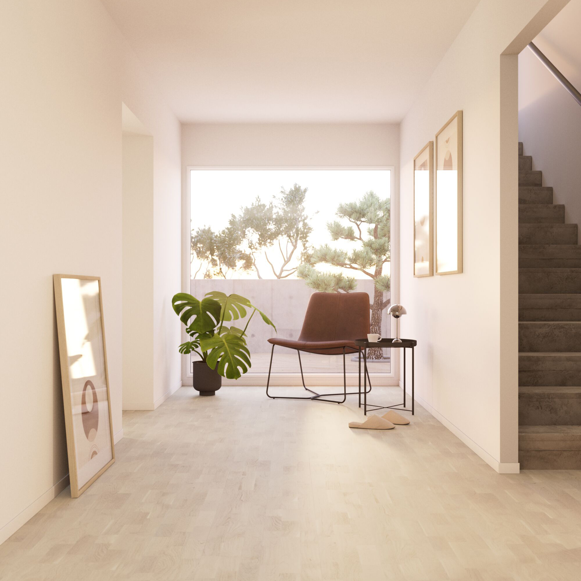 Parkettgolv Bjelin Veglia Ek Vit 3-Stav