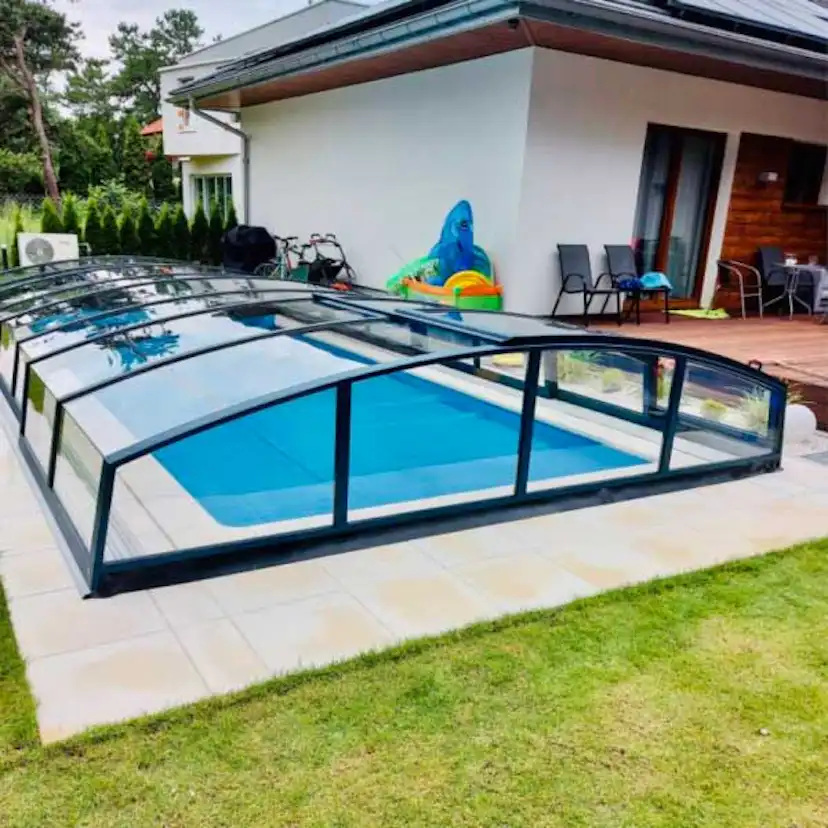 Pooltak Nordenspa Lowline 3,50 x 6,47 Kanalplast