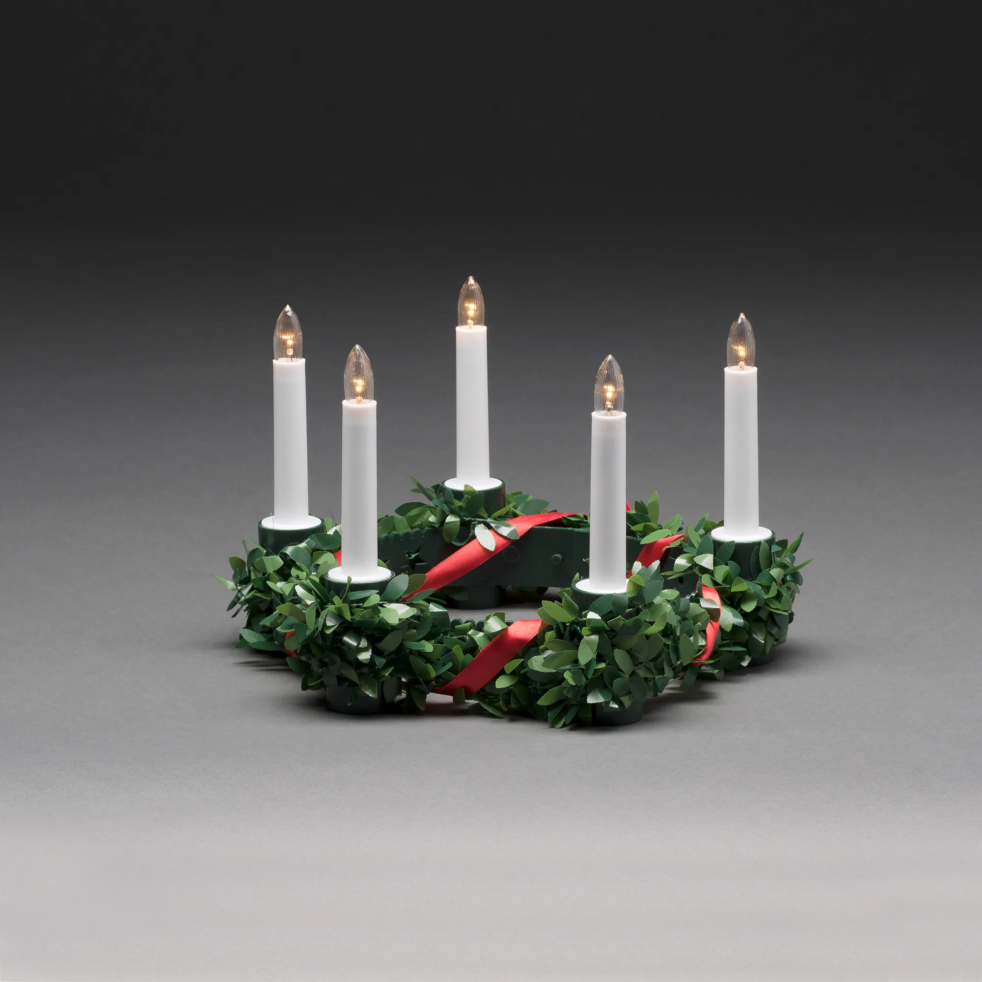 Luciakrona Gnosjö Konstsmide Grön med Dekor