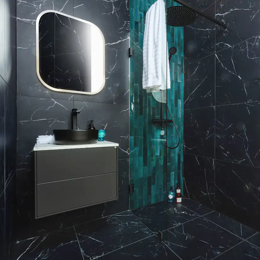 Kakel Marazzi Group Lume Blå 6x24 cm