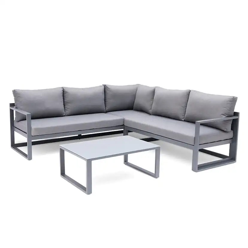 Soffgrupp Hillerstorp Lundamo Loungesoffa Utomhus, Höj- & Sänkbar Del