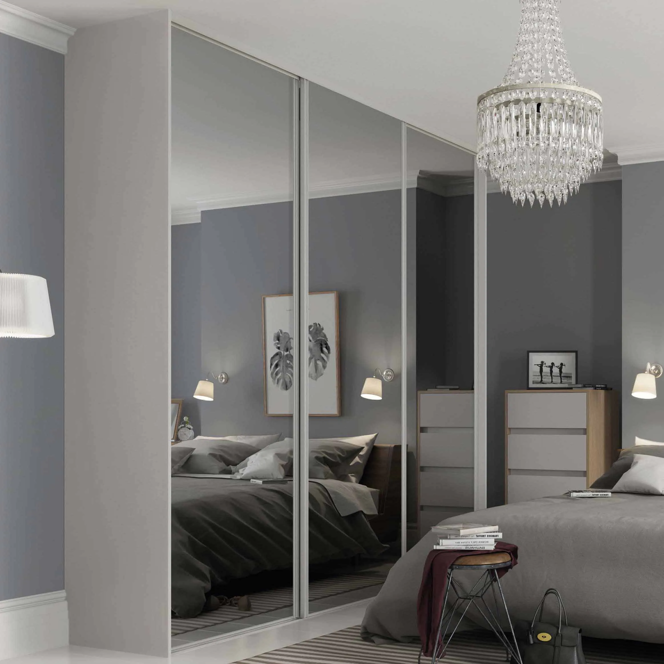 Skjutdörr Lundbergs Entry Spegel