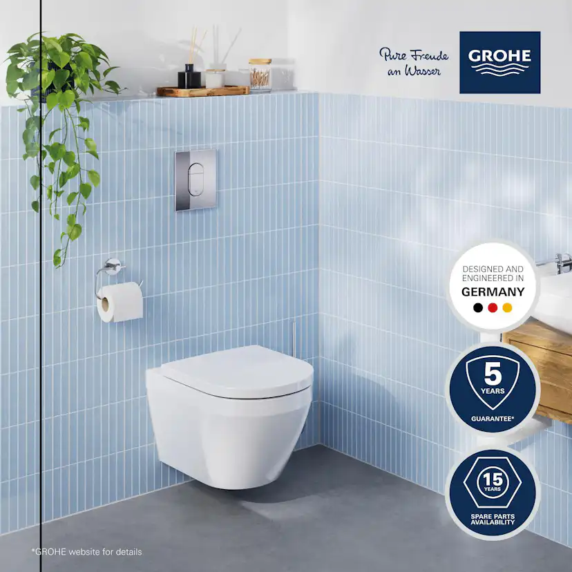 Vägghängd Toalettstol Grohe Solido Euro 5-i-1 Komplett