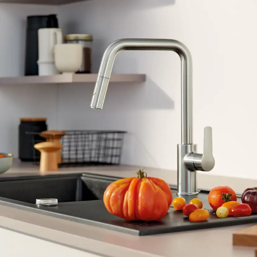 Köksblandare Grohe Start med Utdragbar Pip