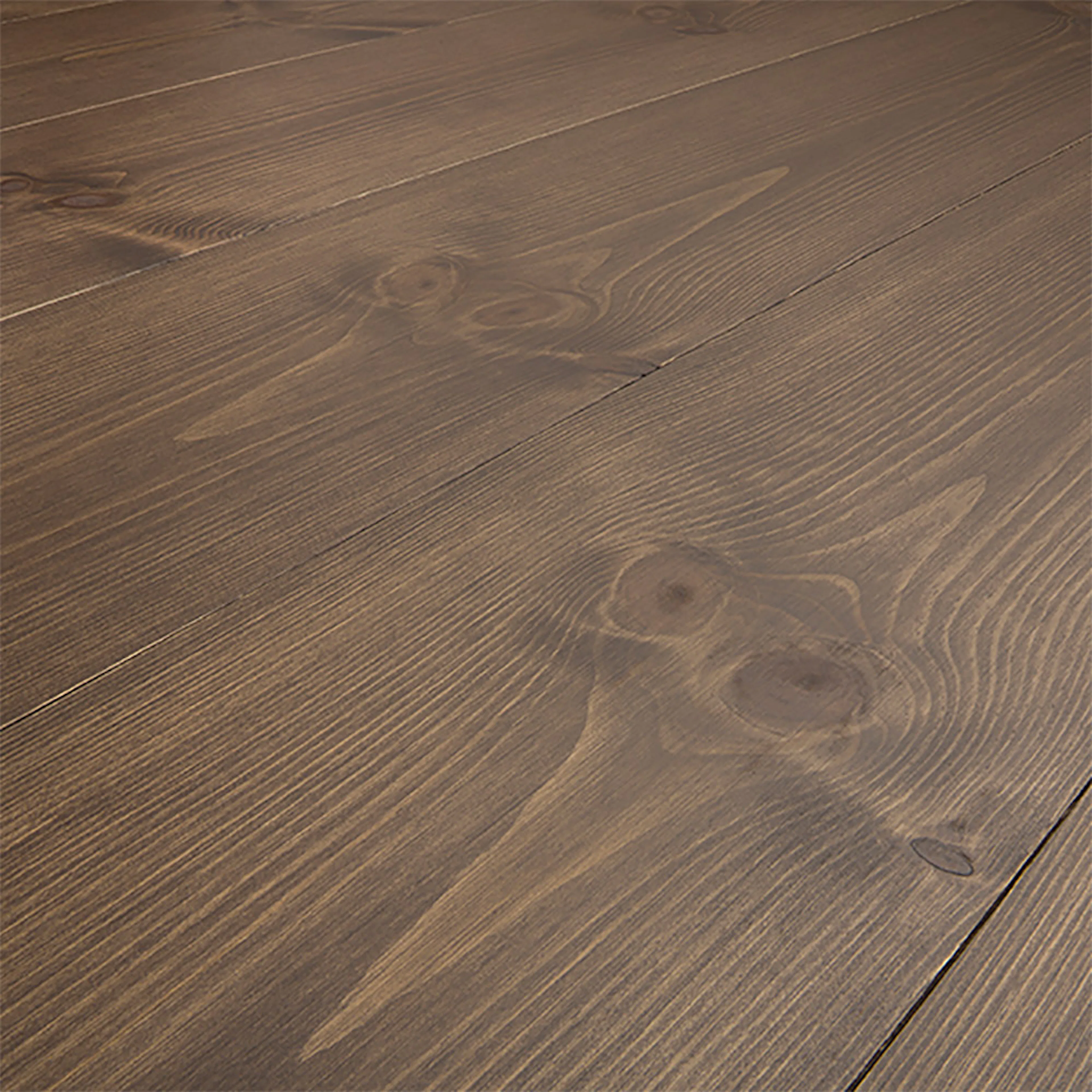 Massivt Trägolv Baseco Modern Hårdvaxoljad Brun Furu