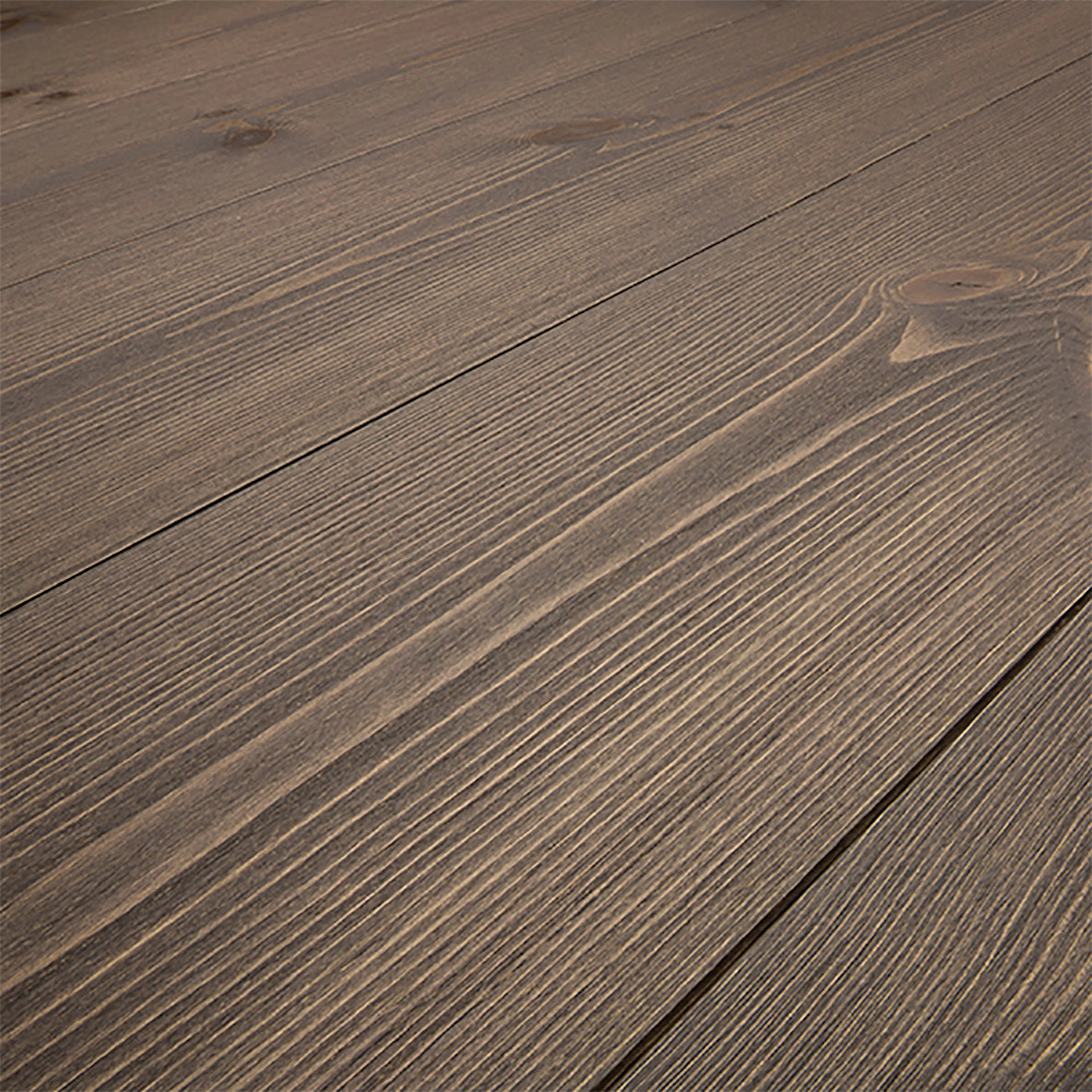 Massivt Trägolv Baseco Patina Hårdvaxoljad Brun Furu