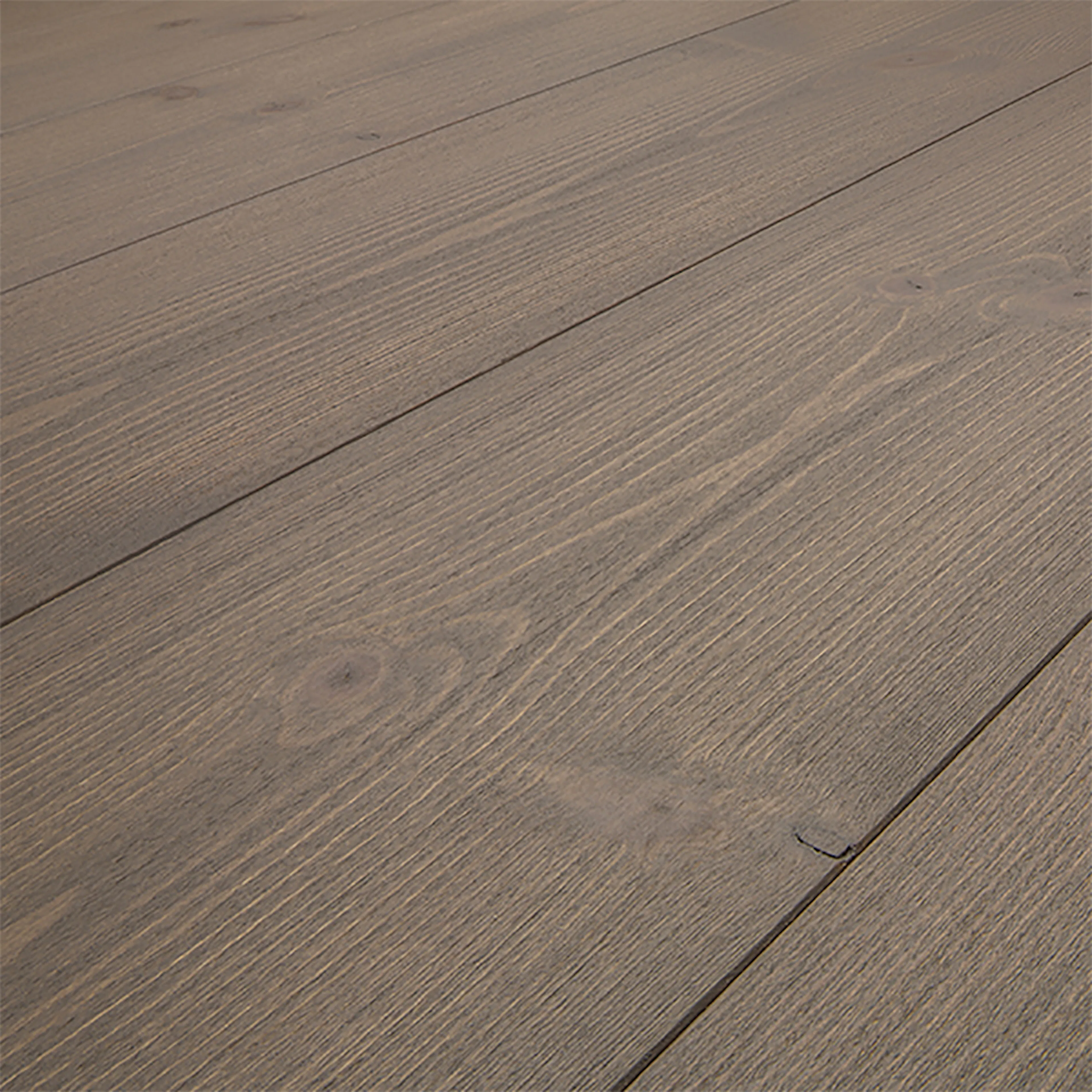 Massivt Trägolv Baseco Patina Hårdvaxoljad Grå Furu