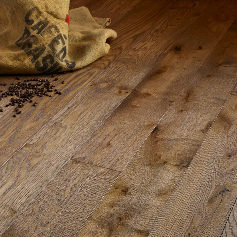 Massivt Trägolv DalaFloda ArtistOak Coffee