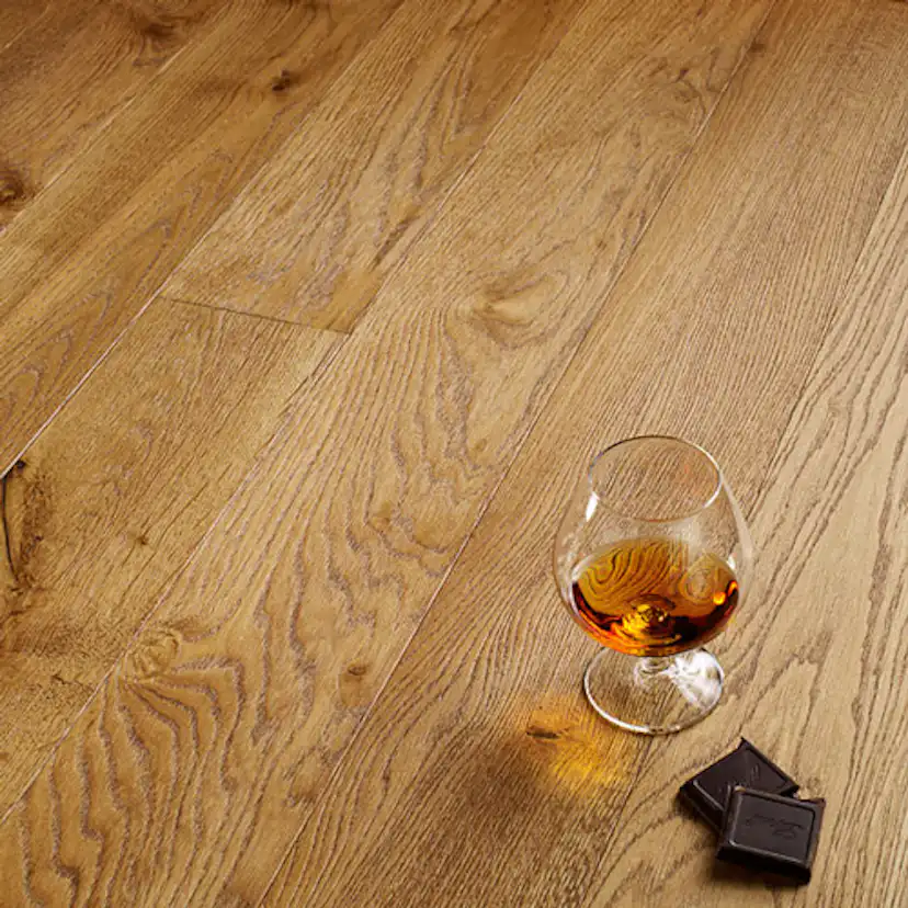 Massivt Trägolv DalaFloda ArtistOak Cognac