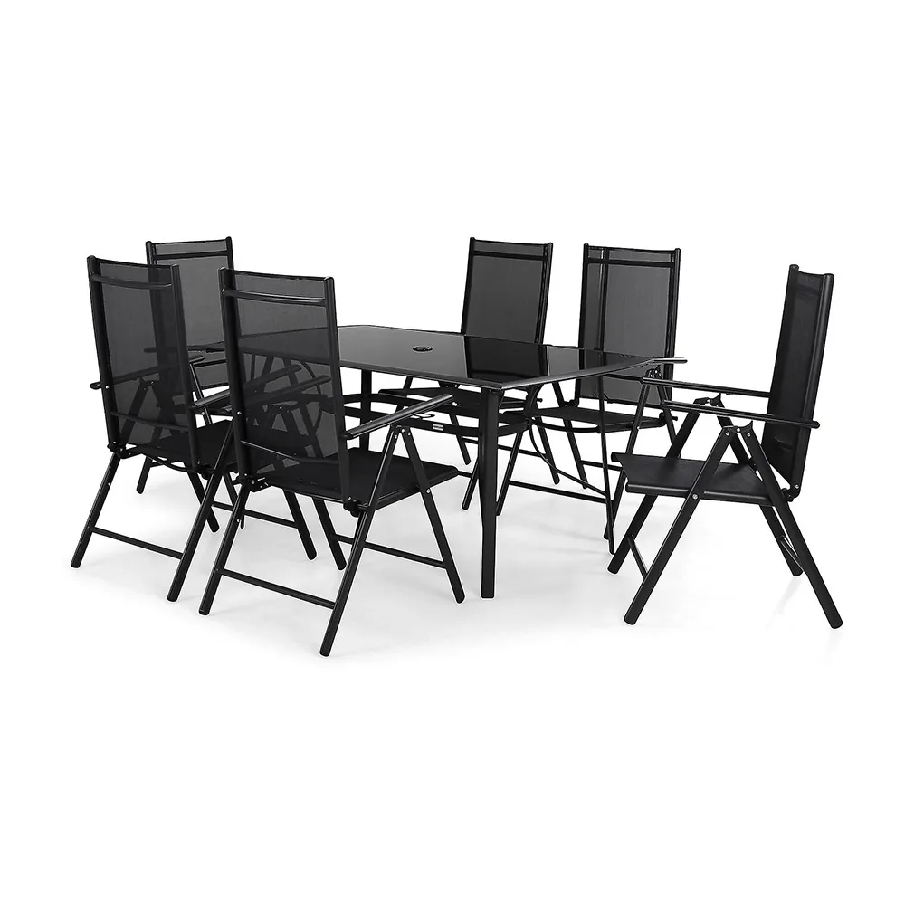 Matgrupp Utomhus Comfort Garden Primavera 150x90 med 6 PositionsTrädgårdsstolar