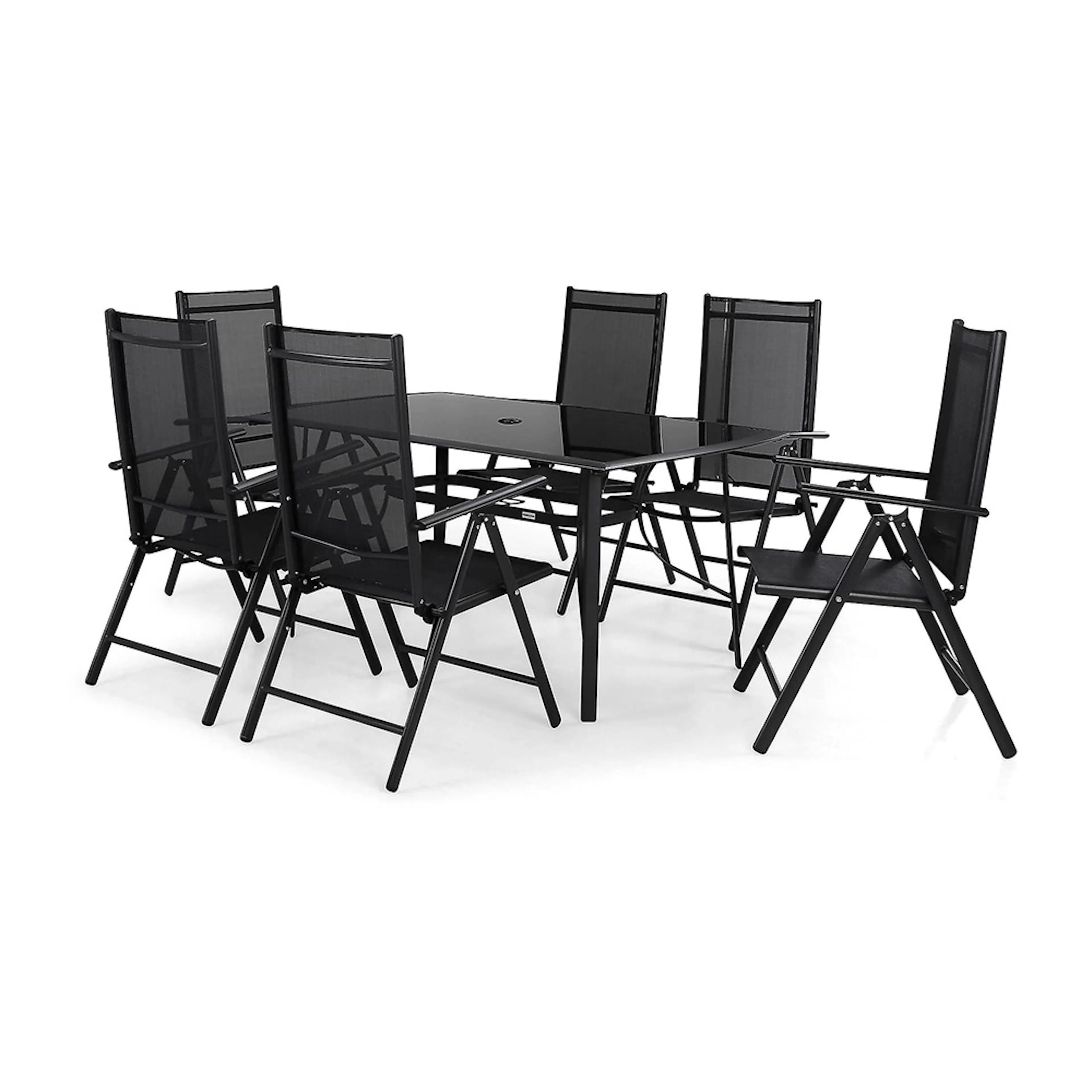 Matgrupp Utomhus Comfort Garden Primavera 150x90 med 6 PositionsTrädgårdsstolar