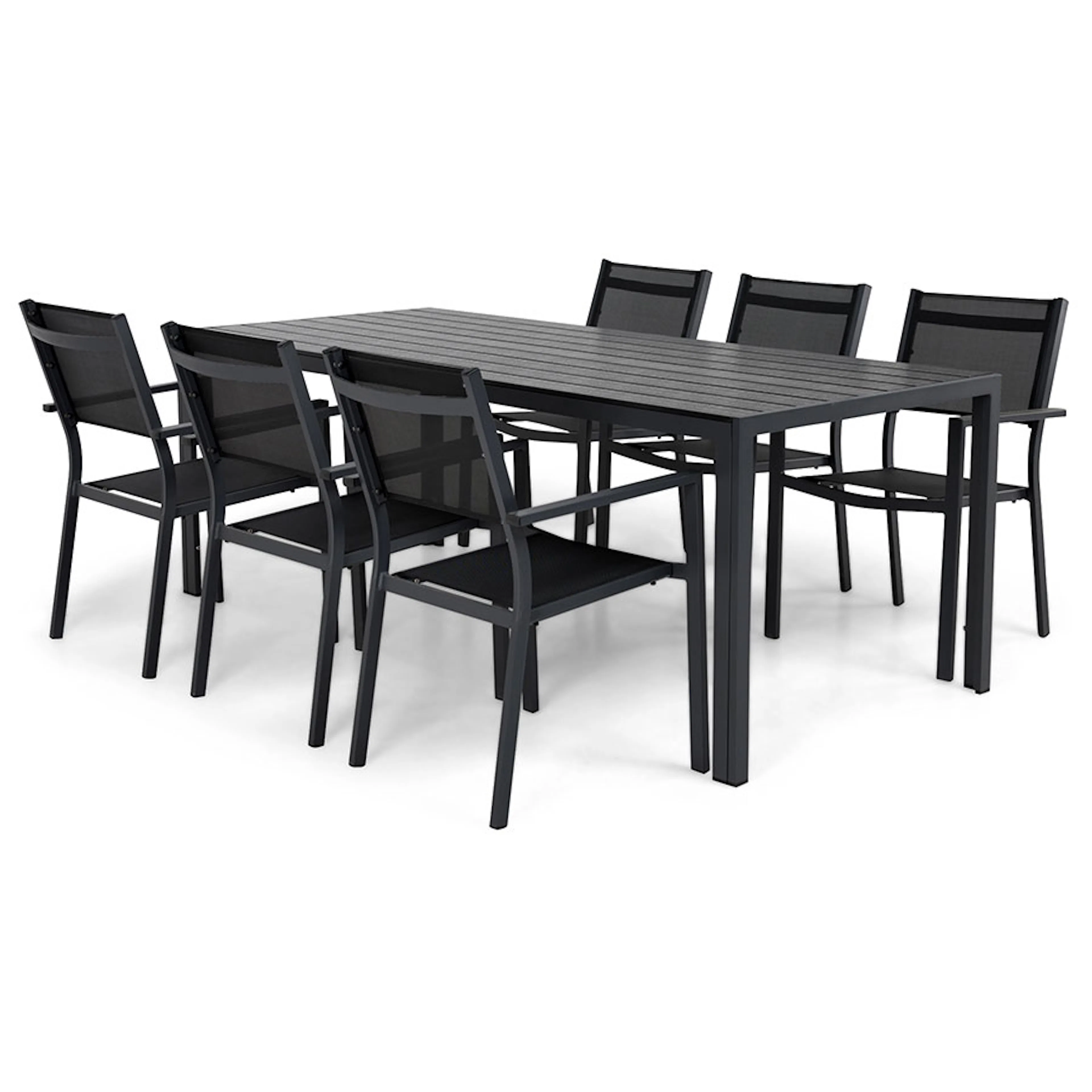 Matgrupp Comfort Garden Tunis med 6 Stolar