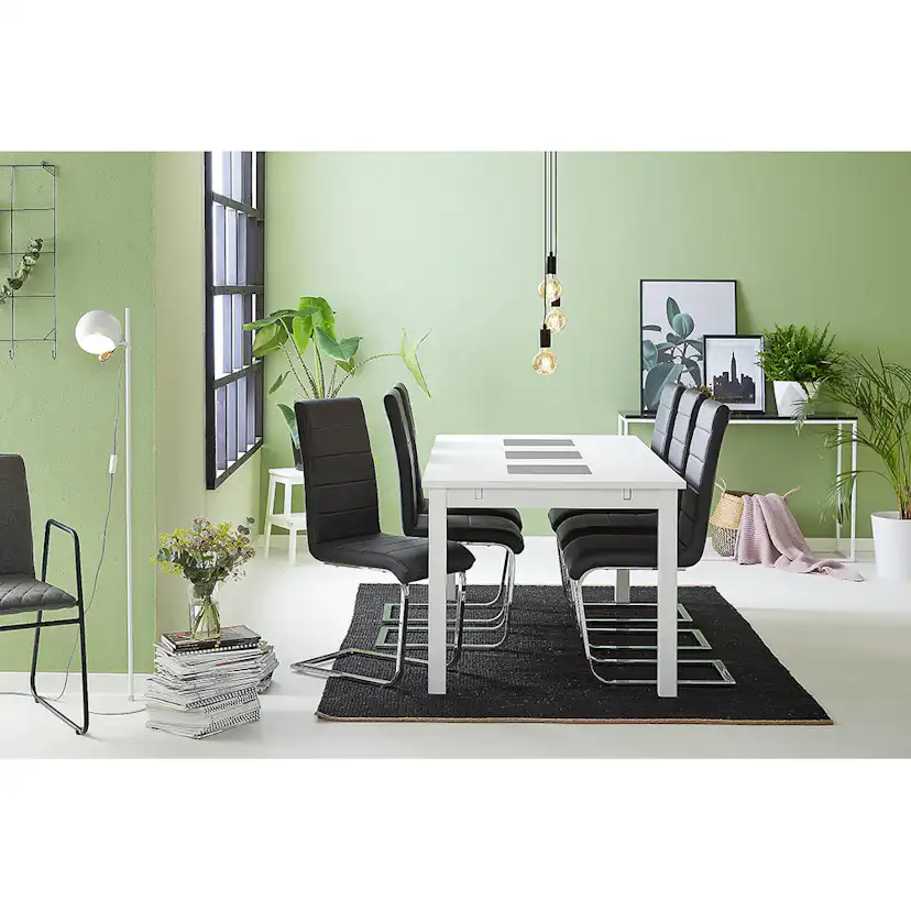 Matgrupp In Living Jasmin med 6 Cibus Stol In Livingar