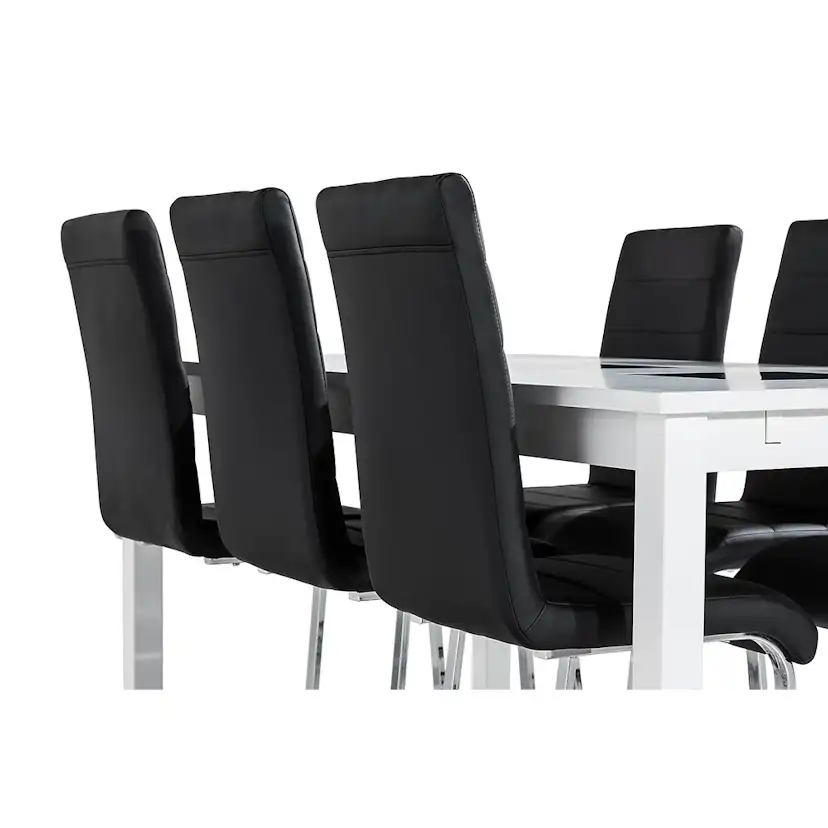 Matgrupp In Living Jasmin med 6 Cibus Stol In Livingar