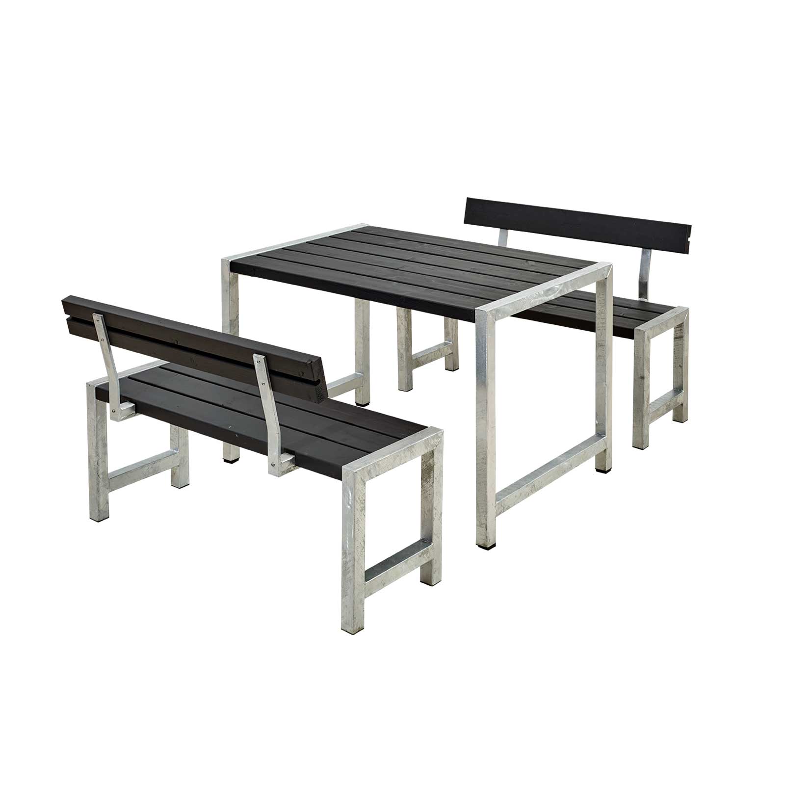 Matgrupp Utomhus PLUS Café med 2 st Ryggstöd