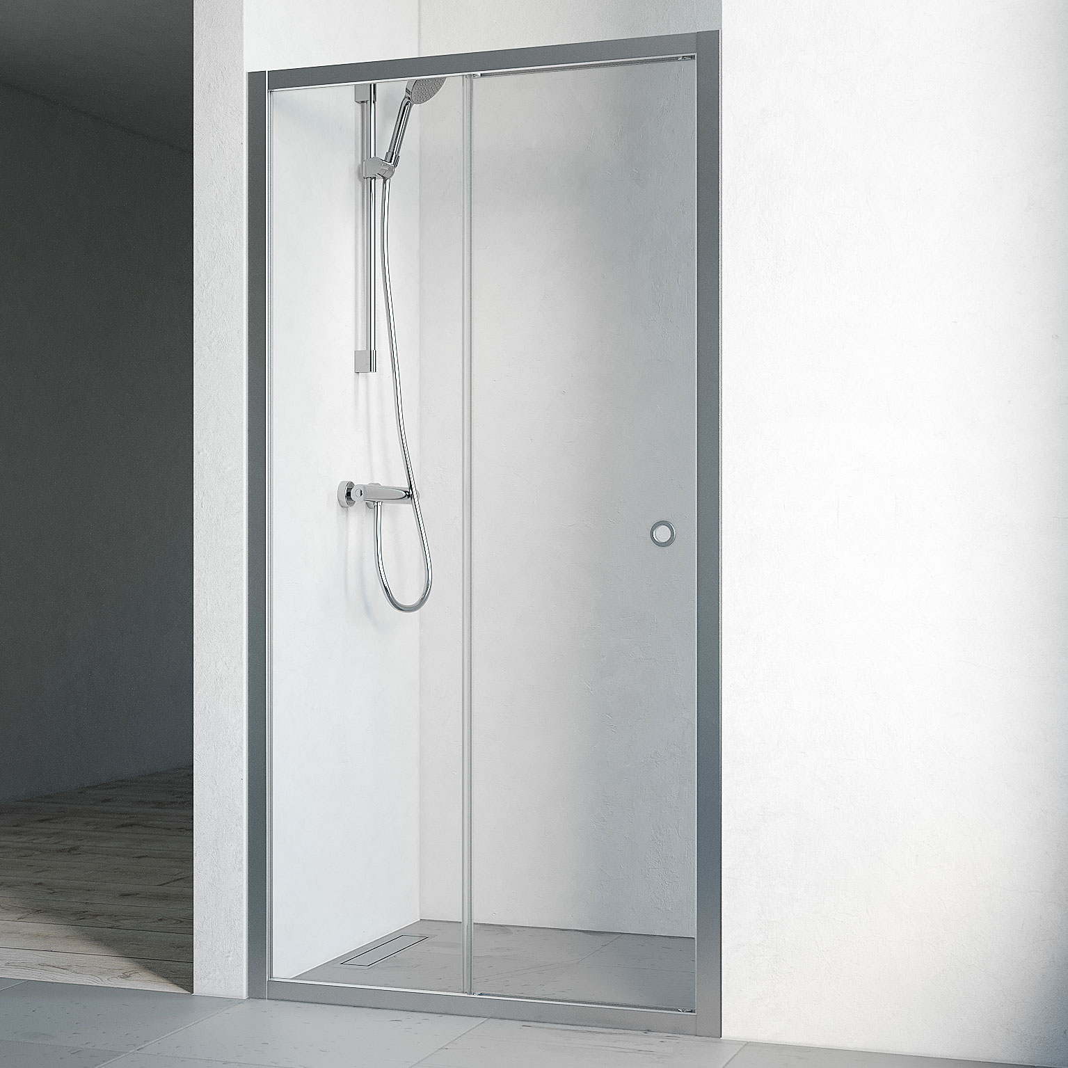 Duschdörr Macro Design Flow Nisch