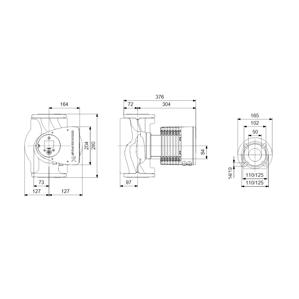 Cirkulationspump Grundfos Magna3 F