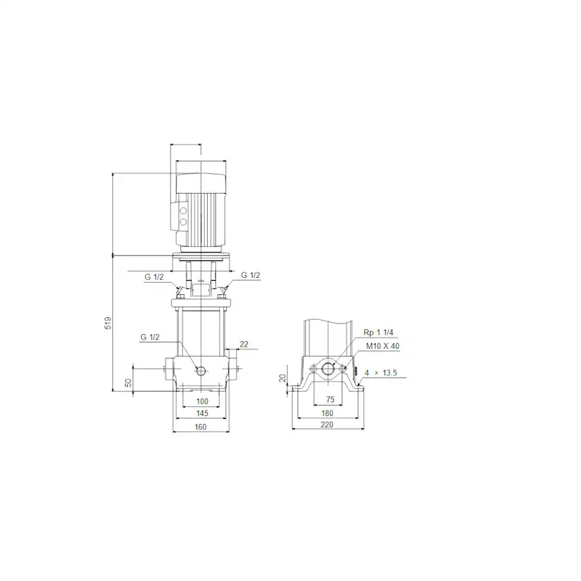Ejektorpump Grundfos CR DW