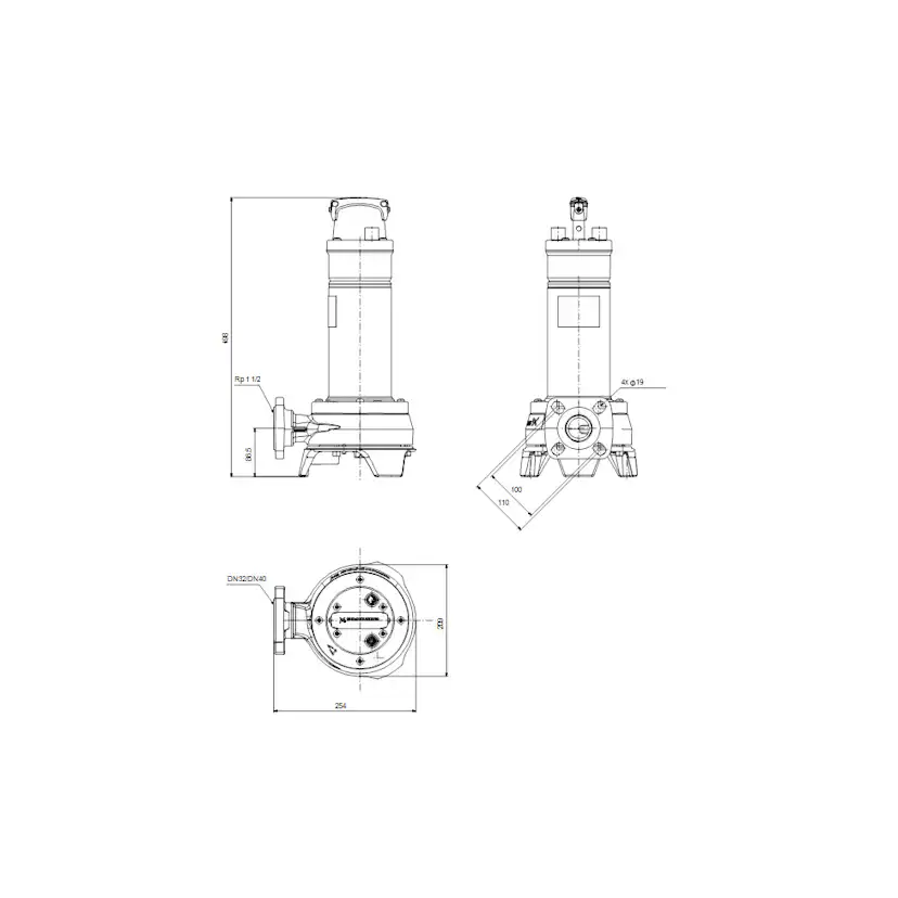 Avloppspump Grundfos Unilift APG.40.10.A3