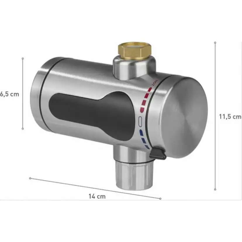 Värmare Gare Elektrisk Genomströmning 3300W
