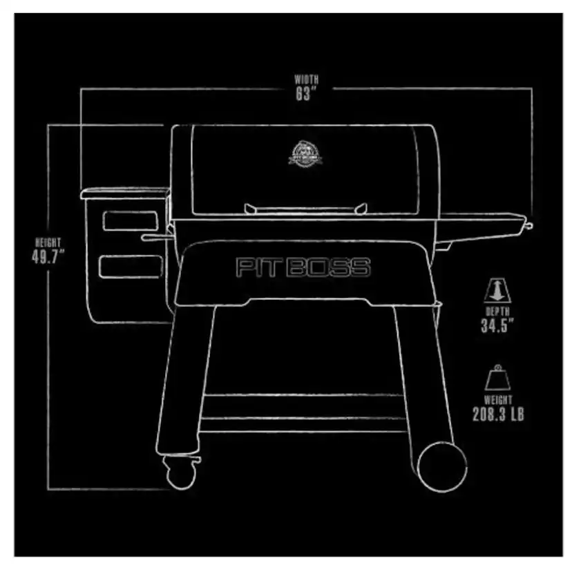 Pelletsgrill Pit Boss Competition Series 1600