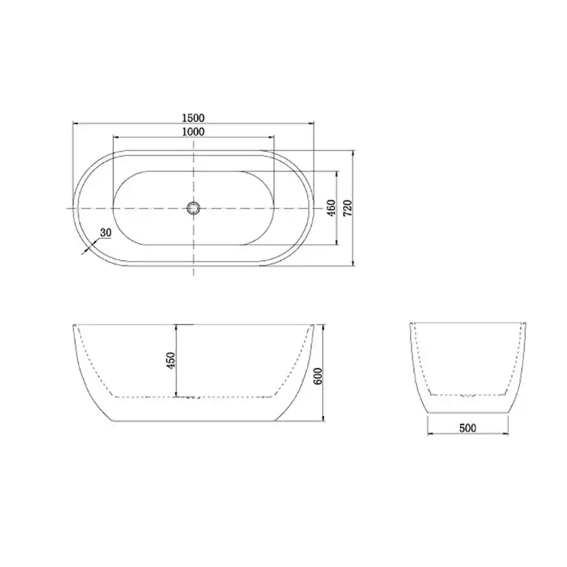 Badkar Bathlife Trygg