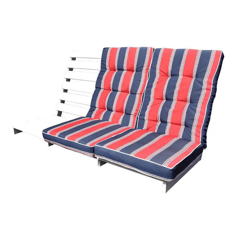 Hammockdynor Baltic Garden Excellent Dyna med Högrygg för Hammock, Röd/Blå