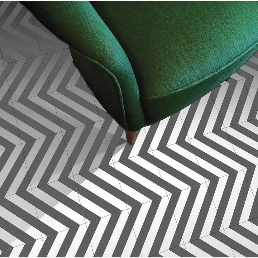 Klinker Tenfors Lines Grey 20x20 cm