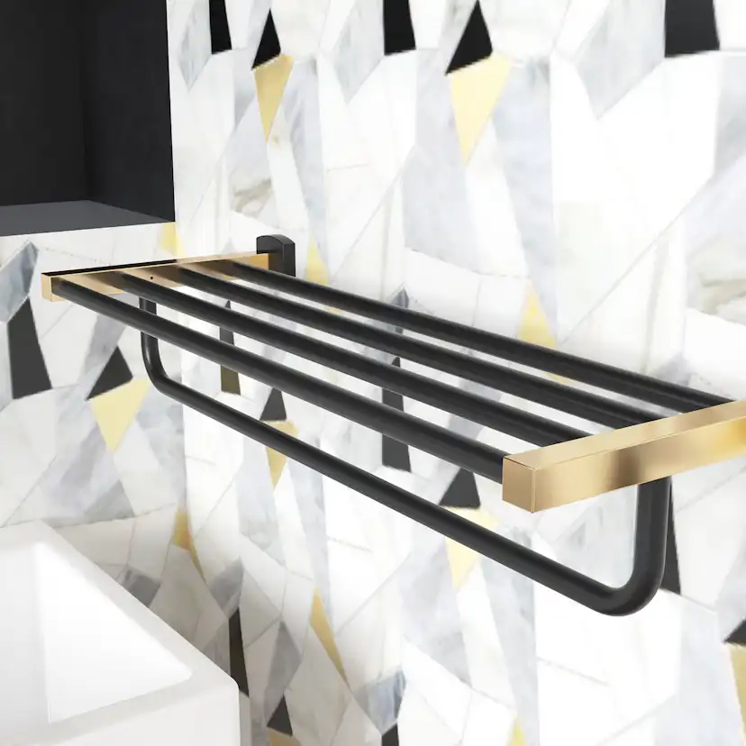 Handduksställning Hietakari Melange med Hylla